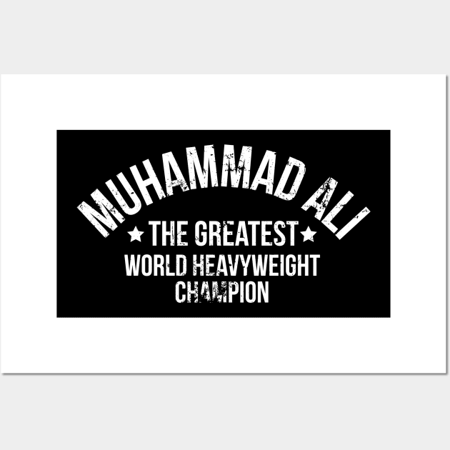 Muhammad Ali The Greatest Worl Heavyweight Champion Wall Art by Aldebaran